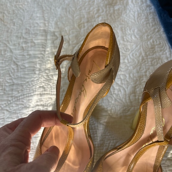 Luisa Barcelos heals. Rubber soles and heels  4.5 inch heel. Never worn. NWOT - Picture 14 of 16